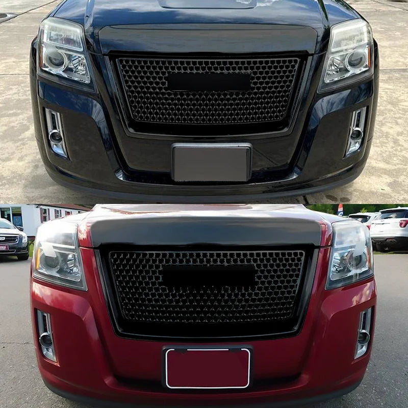 Honeycomb Mesh for For GMC Terrain  2010 2012 2013 2014 2015 Denali Style Front Bumper Upper Grille Radiator Center Grill
