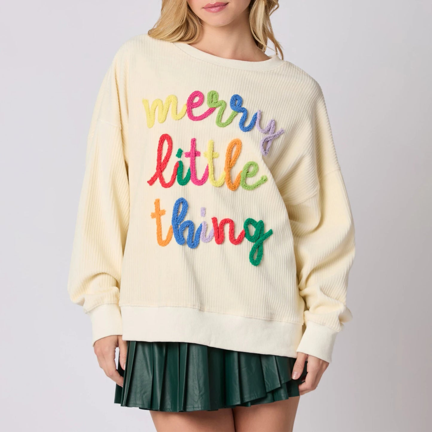 Merry Sweatshirt for Women Merry Christmas Glitter Patch Crewneck Sweater Xmas Letter Long Sleeve Pullover Top