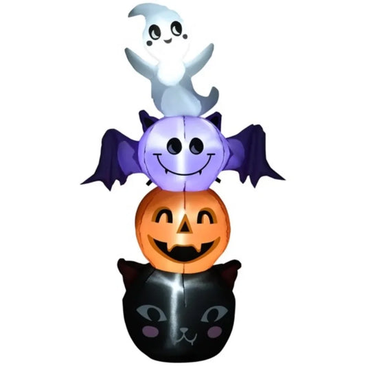 Halloween Decoration Cat Ghost Pumpkin Bat Pole Decoration