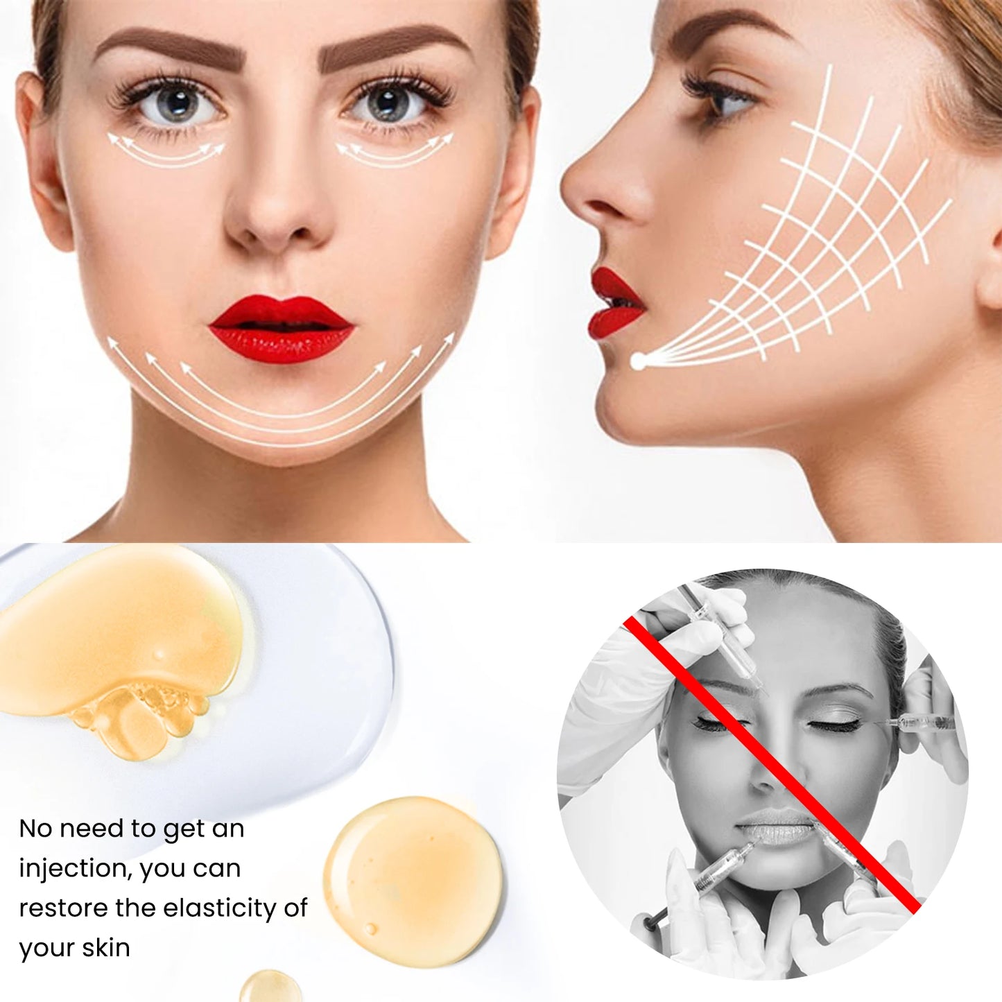 Ginseng Essence Water for Reducing Fine Lines Brightening Skin Tone Moisturizing and Tightening Facial Skin Care