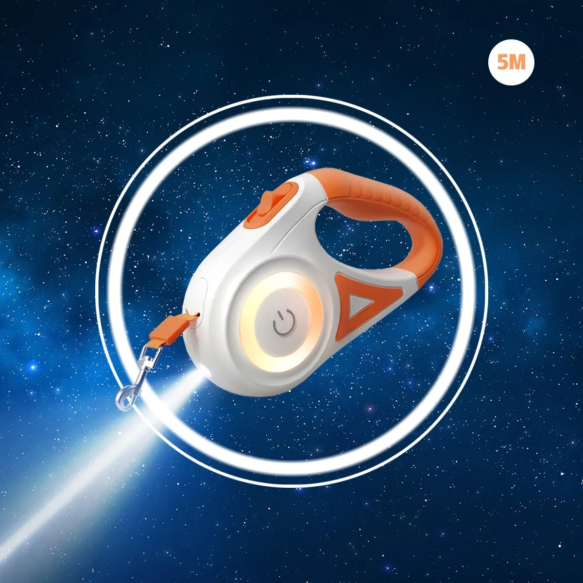 LED Retractable Dog Leash with Light for Small Medium Large Dogs and Cats 3m 5m Quick Release Pet Harness Accessories