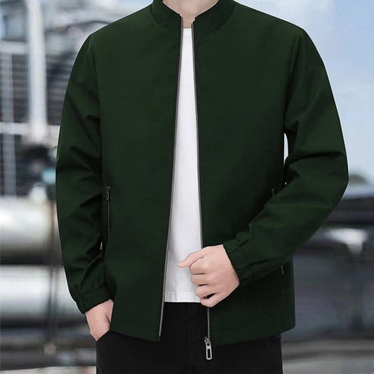 Men'S Casual Warm Jacket Corduroy Lapel Fashion Simple Lightweight Coat Lines Smooth Large Size Trend Winter Cotton-Padded Coat