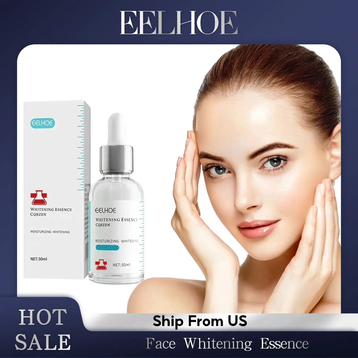 EELHOE Face Whitening Serum Melasma Essence Dark Spots Removal Brightening Skin Pigment Correction