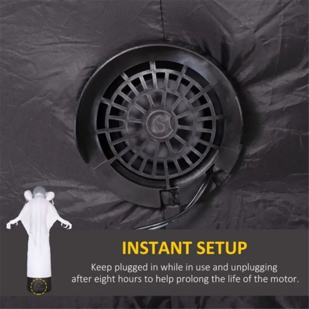 Scary 8.9ft Three Headed Ghost Halloween Decoration Great Design for Halloween