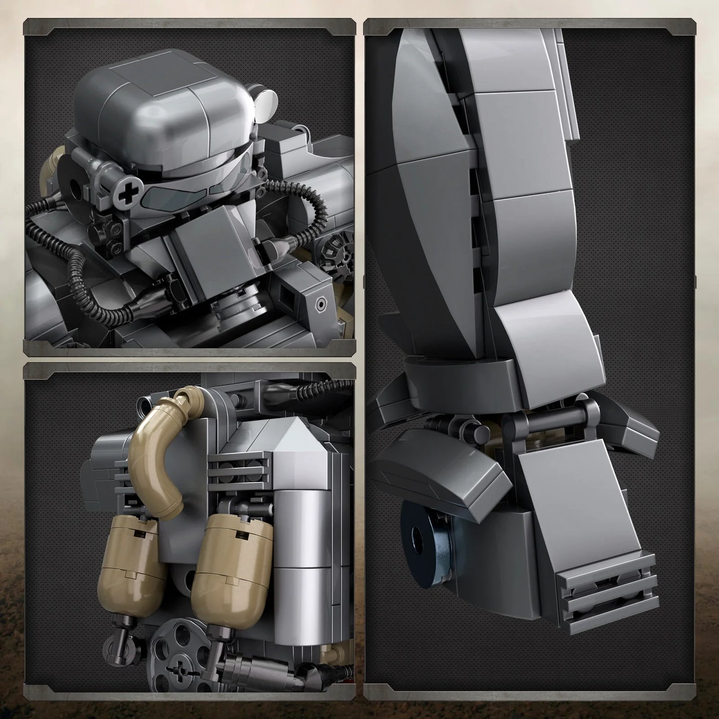 Mecha Robot Building Blocks Power Armor Model Kit Game Theme Mech Machine Figure Model Bricks Toys Gifts for Kids and Adults