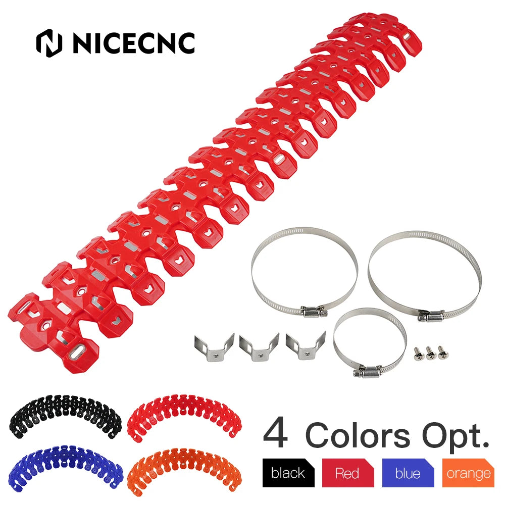 NICECNC Motocross 60cm 24IN Exhaust Muffler Pipe Heat Shield Cover Guard for BETA RR 250 300 GASGAS EC 250 300 Sherco SE-R SEF-R