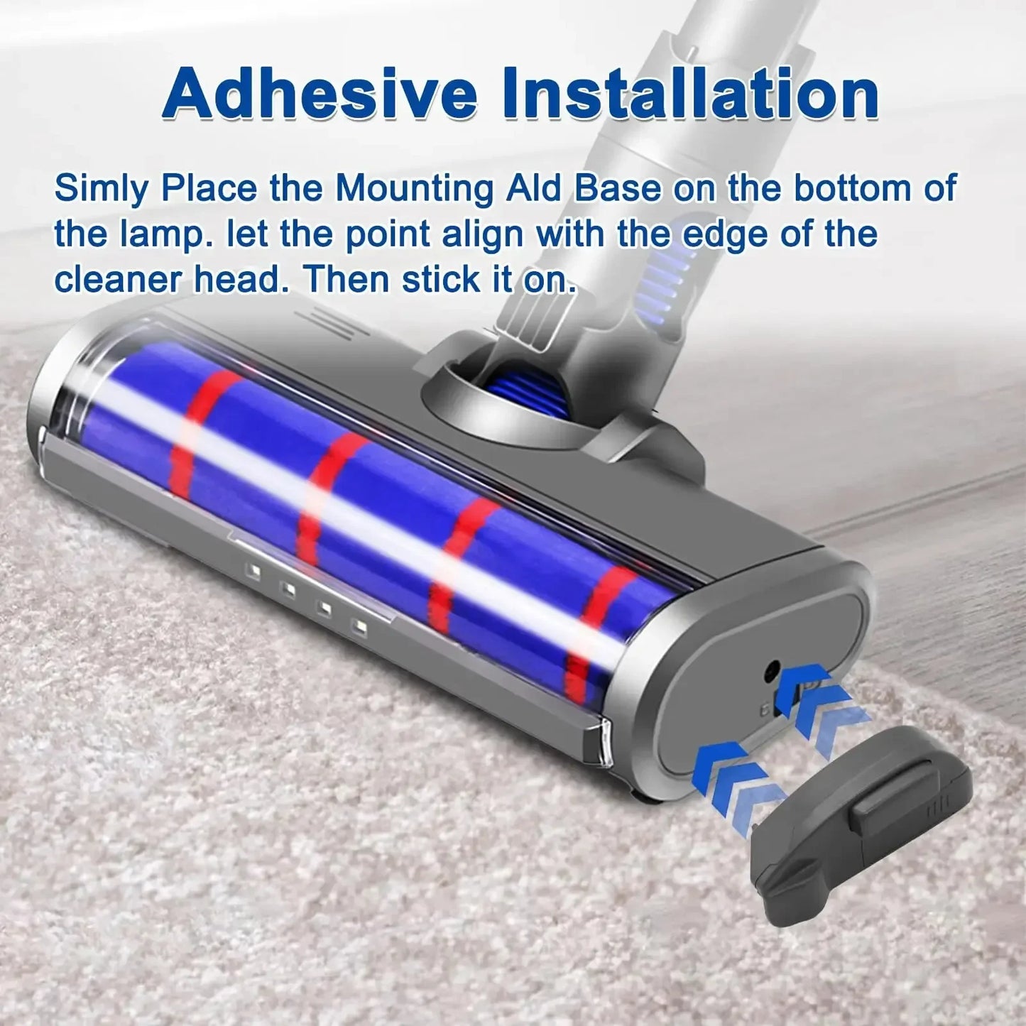 1PC Vacuum Cleaner Dust Display LED Lamp Detect Microscopic Dust and Invisible Pet Hair Vacuum Cleaner Accessories