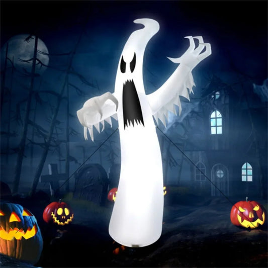 12 Feet Halloween Inflatable Ghost Decoration for Outdoor Yard Display