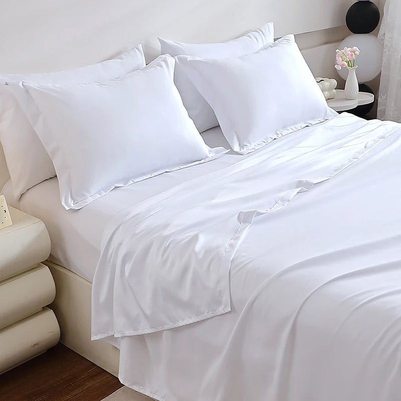 7 Piece Mattress Topper Comforter and Pillowcases Flat Sheet Set Premium Bedding for Comfort and Relaxation