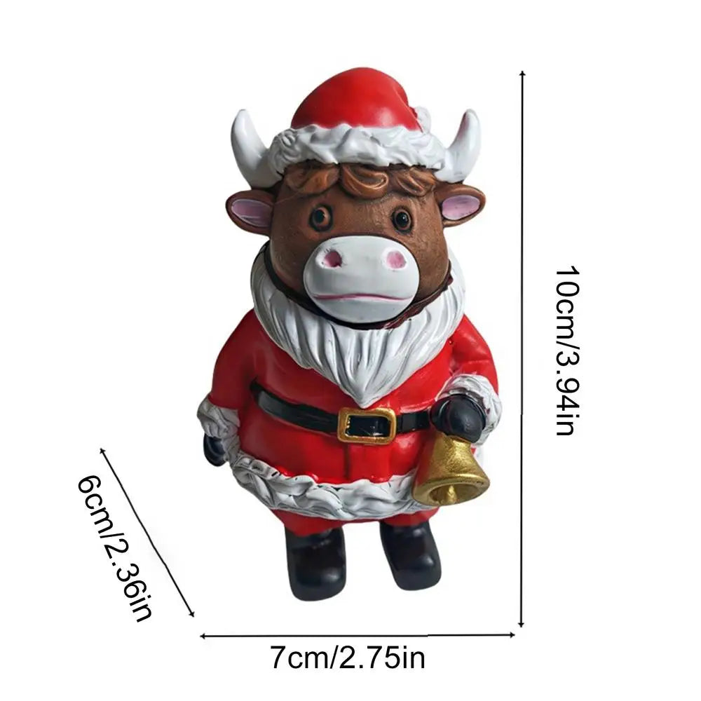 Highland Cow Figurines Highland Cow Figurines Home Decor Christmas Rustic Cute Ornament For Dorm Farmhouse Bathroom Classroom