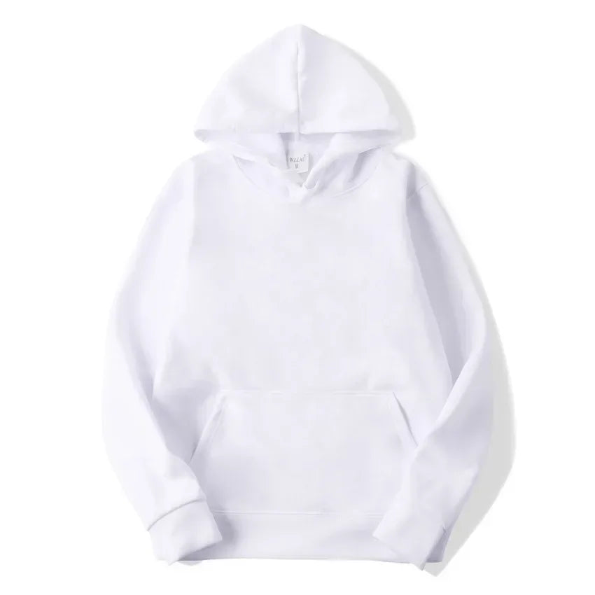 Spring Autumn Fashion Men's Women's Hoodie Casual Hoodies Pullovers Sweatshirts Men's Top Solid Color Hoodies Sweatshirt Male