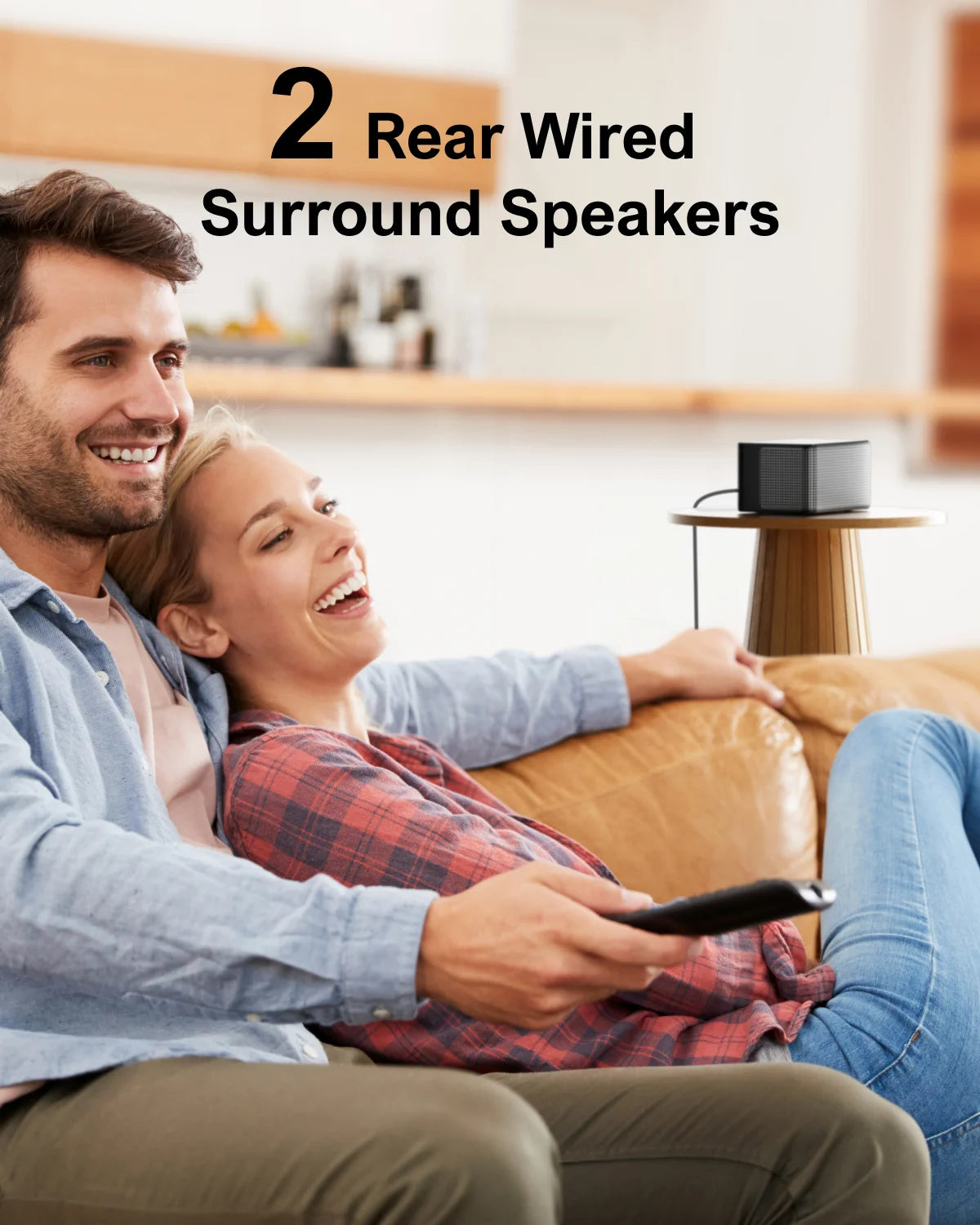 Ultimea 7.1 Soundbar with Dolby Atmos and App Control Home Theater Bluetooth Speaker with Wireless Subwoofer and 4 Surround Speakers
