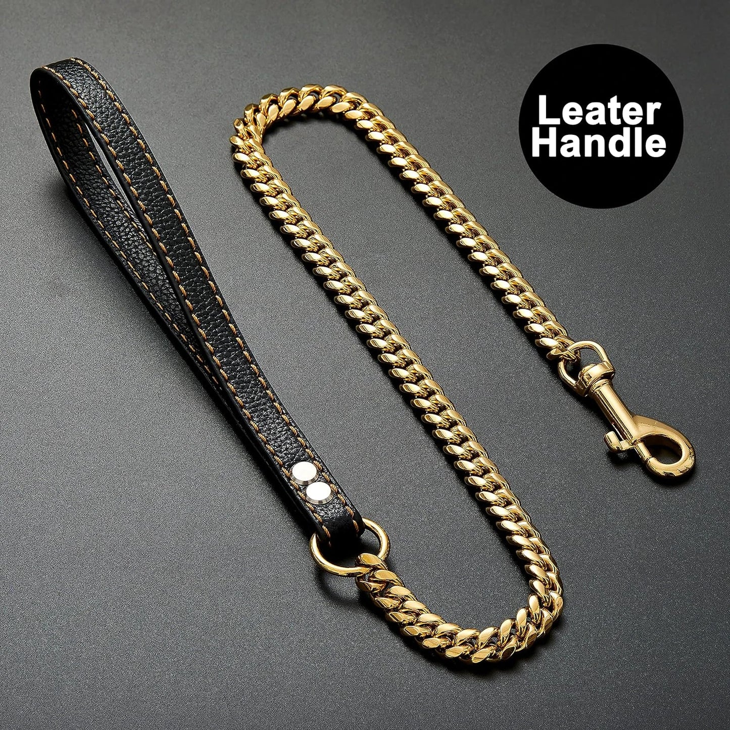 Rose Gold Pet Leash High Quality Elegant Accessory for Dogs