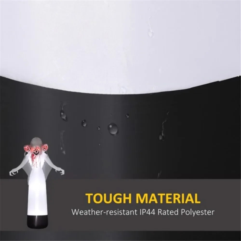 Scary 8.9ft Three Headed Ghost Halloween Decoration Great Design for Halloween