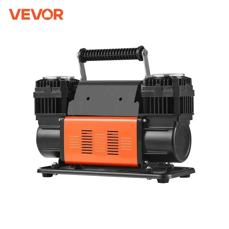 SucceBuy 10.6CFM Heavy Duty Air Compressor 30 Second Fast Inflation Dual Cylinder Portable Tire Inflator 12V 150PSI Offroad Air Pump
