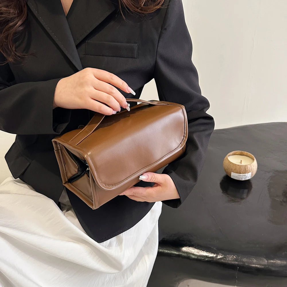 4 In 1 Foldable Makeup Bag PU Leather Cosmetic Bag Waterproof Travel Toiletry Bag Detachable Makeup Storage Bag for Women and Girls