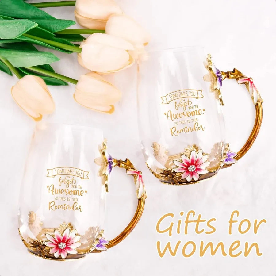 Birthday Gifts for Women Mom Plastic Tea Cup Mothers Valentines Day Gifts for Her from Daughter Son  Inspirational Friendship I