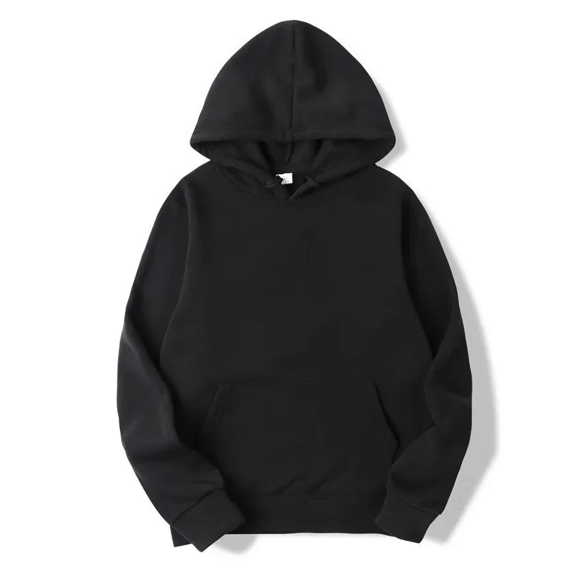 Spring Autumn Fashion Men's Women's Hoodie Casual Hoodies Pullovers Sweatshirts Men's Top Solid Color Hoodies Sweatshirt Male