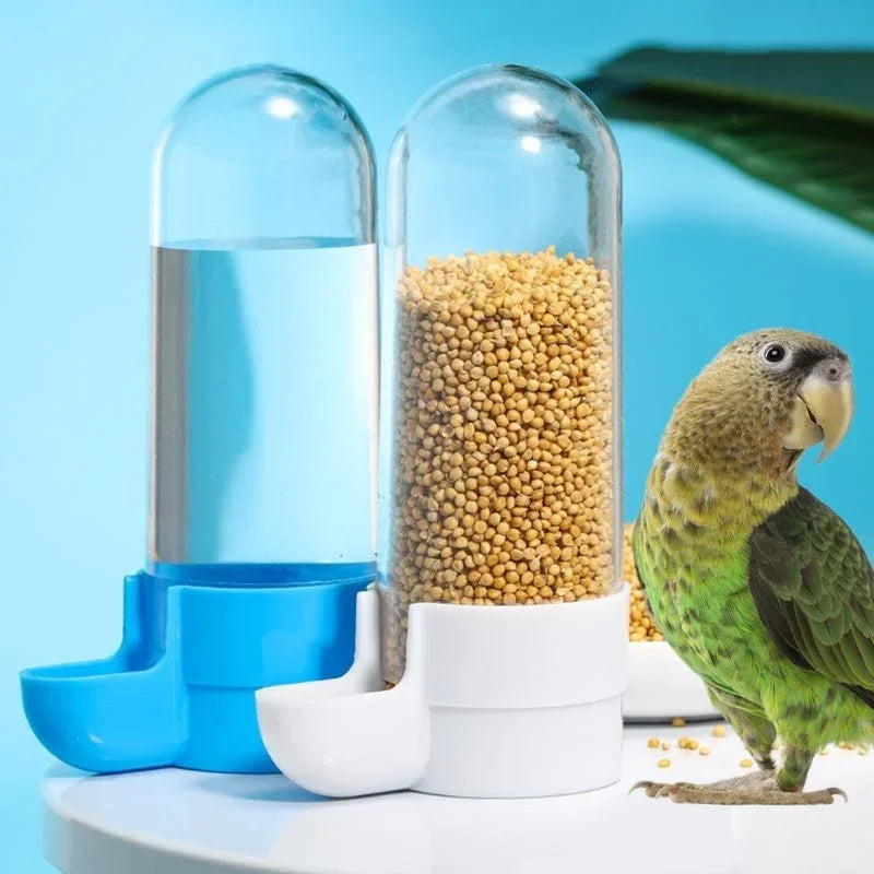 Hanging Pet Feeder Squirrel Parrot Water Dispenser Bird Food Box Cage Accessories