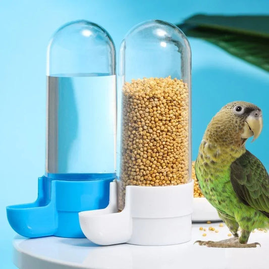 Hanging Pet Feeder Squirrel Parrot Water Dispenser Bird Food Box Cage Accessories