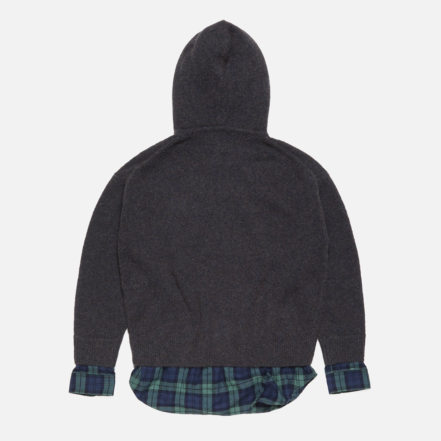 ac studios 2025 Autumn Winter knit Hoodie Sweater For Woman Knitwear Loose Splice False Two piece Pullover Coat Jacket Clothes