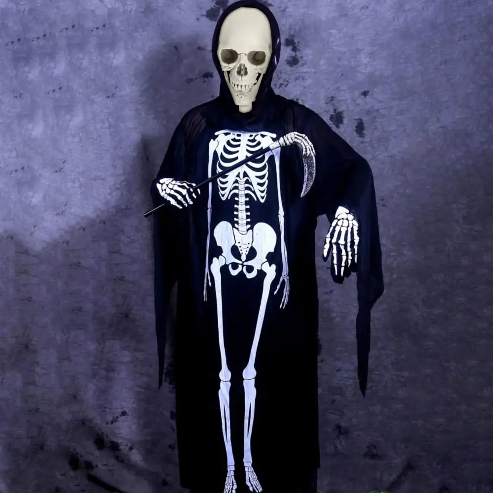 5.4FT Poseable Skeleton Prop Life Size Movable Joint Halloween Decoration