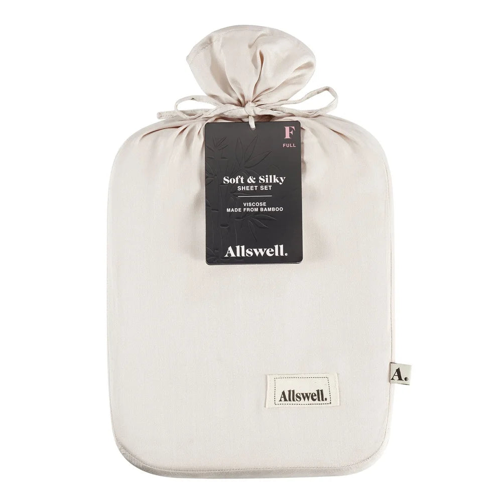 Soft Silky 4 Piece Queen Bed Sheet Set Bamboo Rayon Moisture Wicking Sateen Breathable Machine Washable Durable Gift