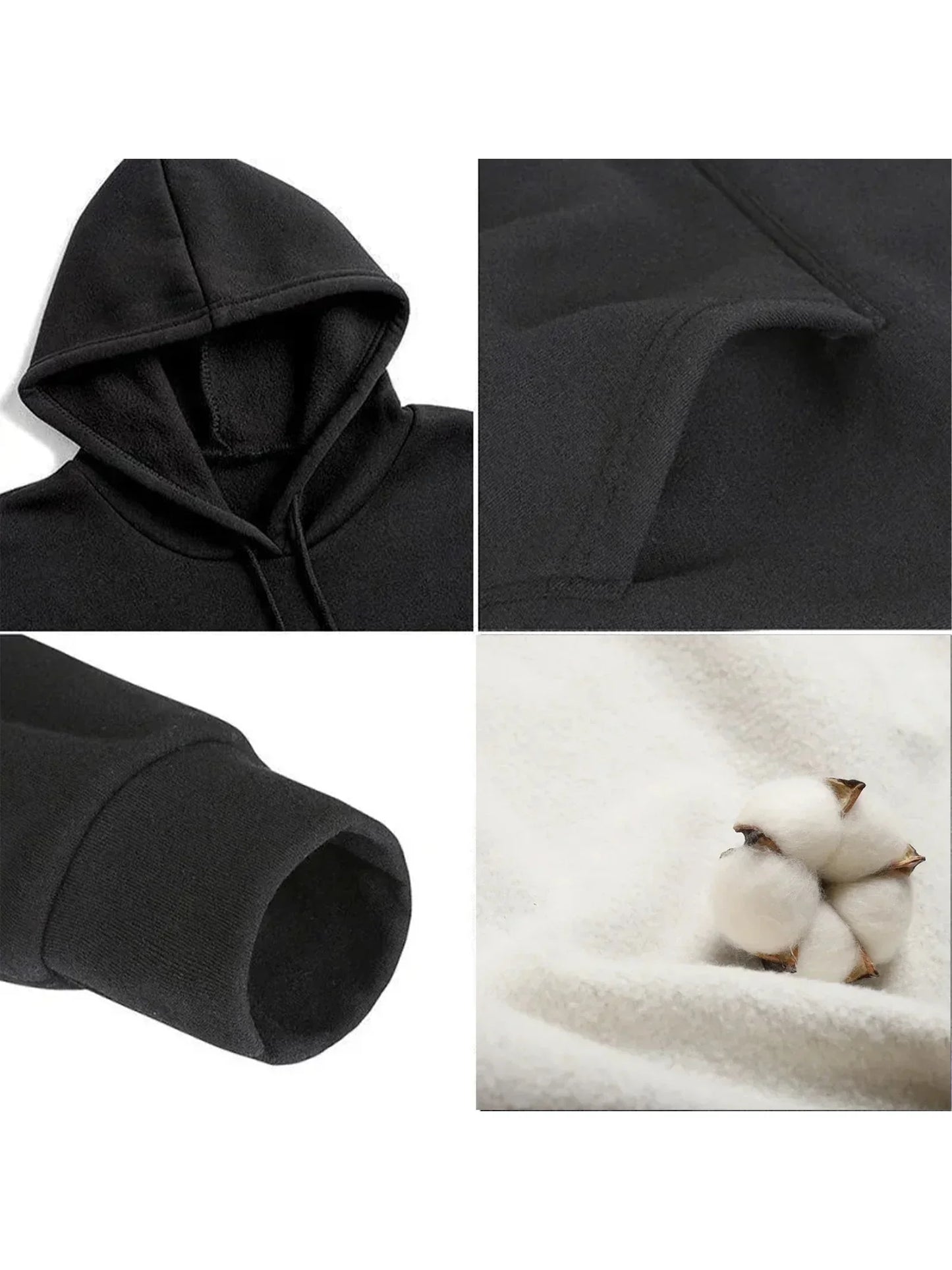 Wave To Earth patterned men's hoodie retro hip-hop sweatshirt fashionable casual hoodie high-quality top