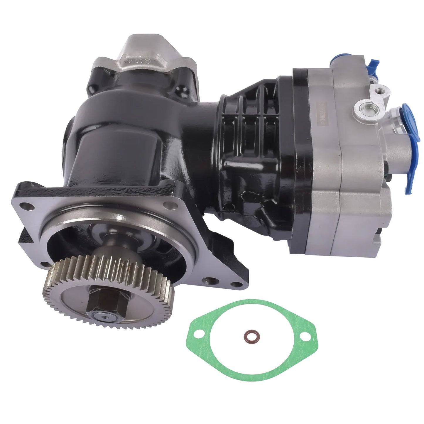 AP02 Truck Air Brake Compressor with Gear DDE RA4711302515 for Detroit Diesel DD15 High Quality