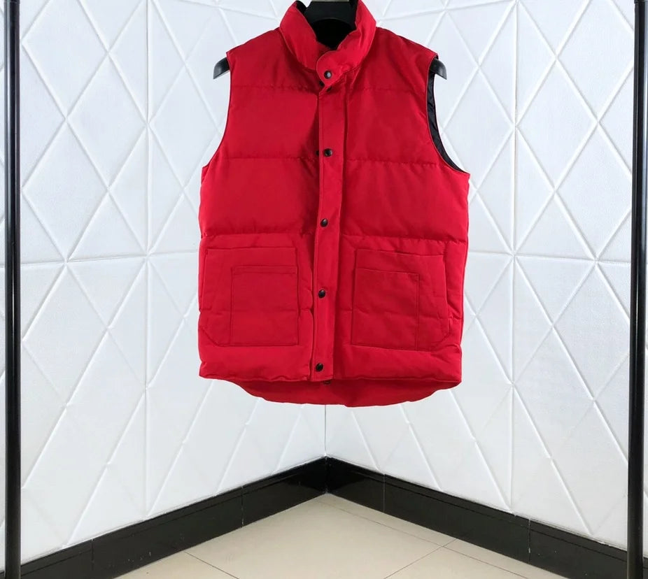 Men's Daily winter down vest Classic waistcoat Famous designer designed Luxury brand high-quality Winter warm Simple coat