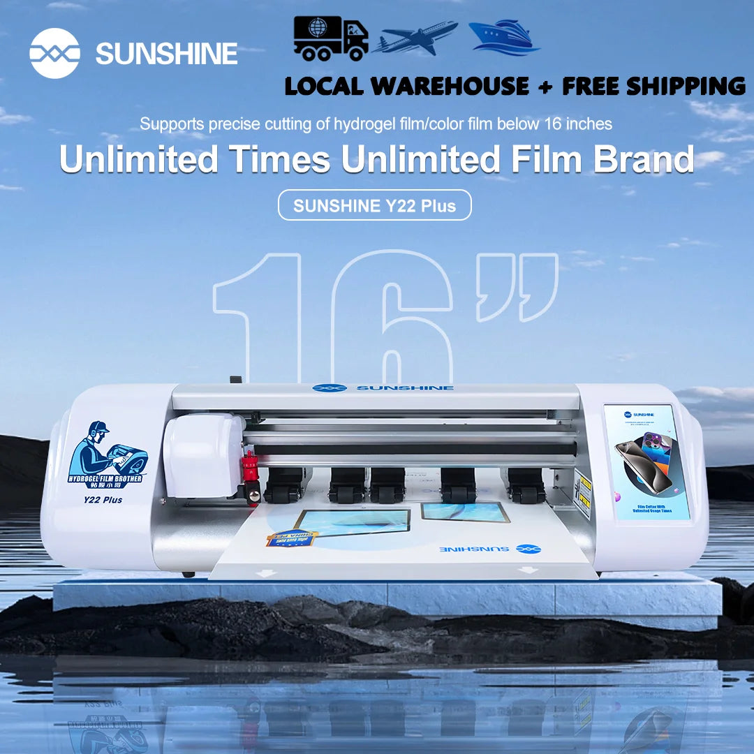 Y22 Plus Unlimited Film Cutting Machine Intelligent Display Screen WiFi and Bluetooth Connection Supports Films Up to 16 Inches