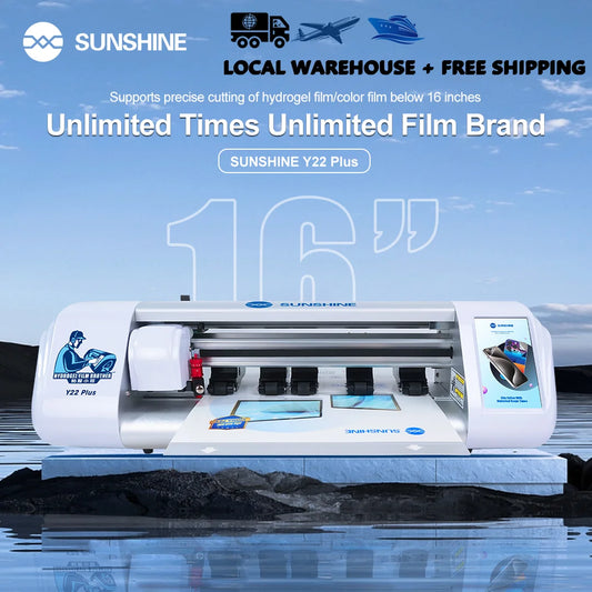 Y22 Plus Unlimited Film Cutting Machine Intelligent Display Screen WiFi and Bluetooth Connection Supports Films Up to 16 Inches