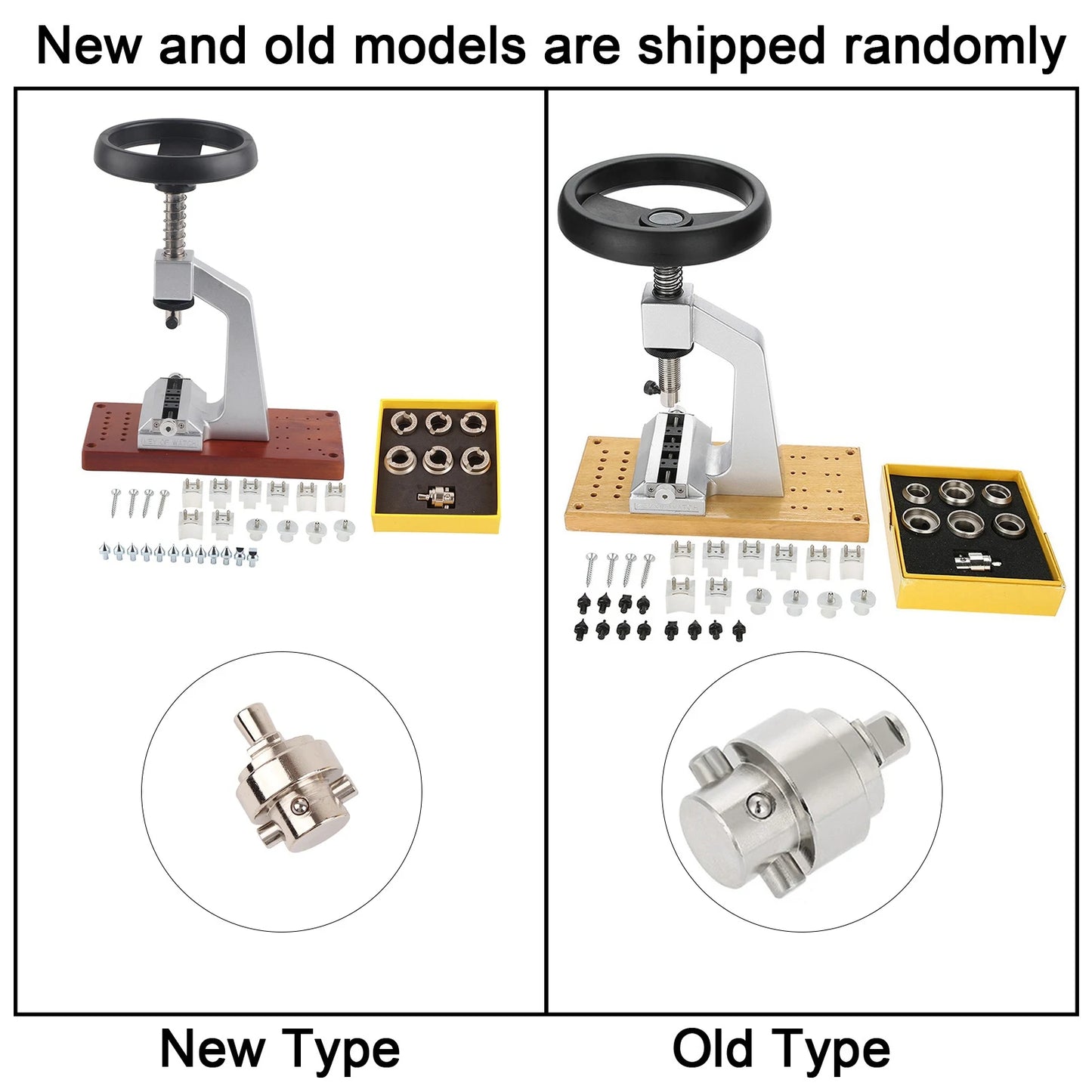 Watch Case Opener Bench Tool for Wristwatch with 6 Dies for Disassembly and Assembly