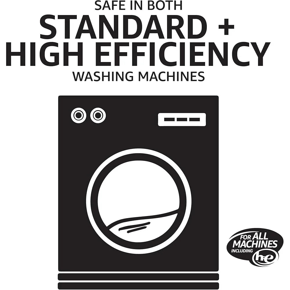 Concentrated Laundry Detergent Liquid Fresh Scent 82.5 Fl Oz Large Capacity 110 Loads Safe All Machines Phosphate Free