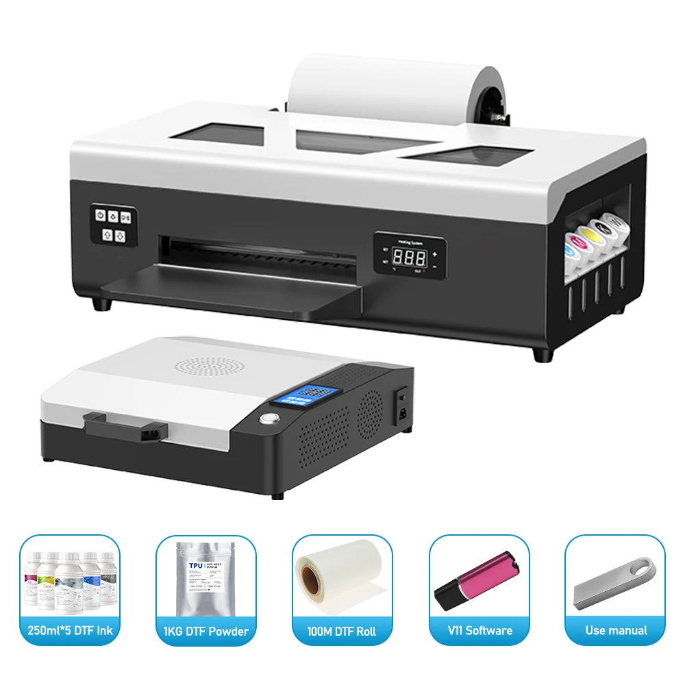 A3 UV DTF Printer XP600 A4 L805 DTF Printing Machine for T-Shirt Metal Wooden Direct Transfer Printing