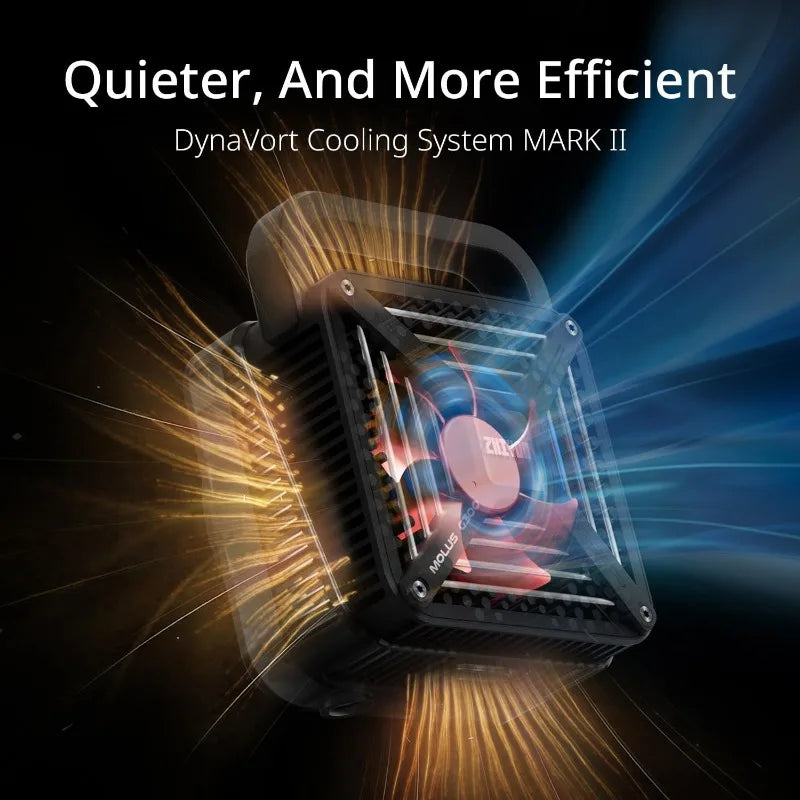 Zhiyun Molus G300 Official 300W LED Video Light Bowens Mount 500W Max Extreme Mode App Control Ultra Quiet COB Bi-Color Light