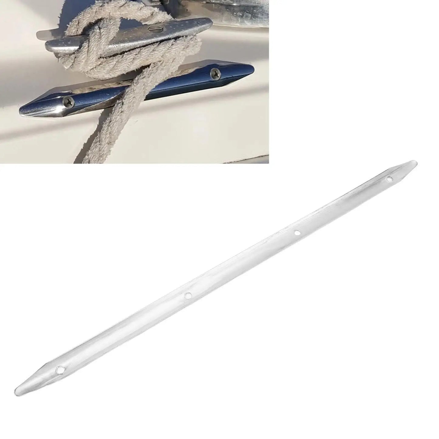 457.2x19mm/18x0.75in Boat Rub Strake 316 Stainless Steel for marine Line Rub Strakes Deck Boat Accessory