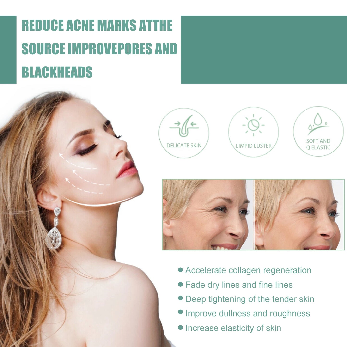 Retinol Face Essence Vitamin A Serum Reduces Fine Lines Shrinks Pores Brightens Moisturizes Tightens Skin Facial Care