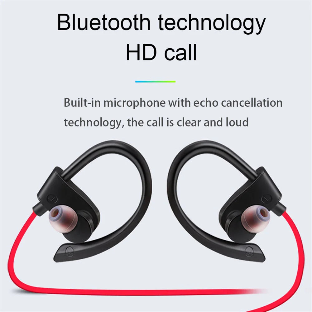 Rt558 Wireless Anti-Lost Headset Wire Controlled Call Music Earplugs In Ear Bluetooth Compatible Sports Earphones