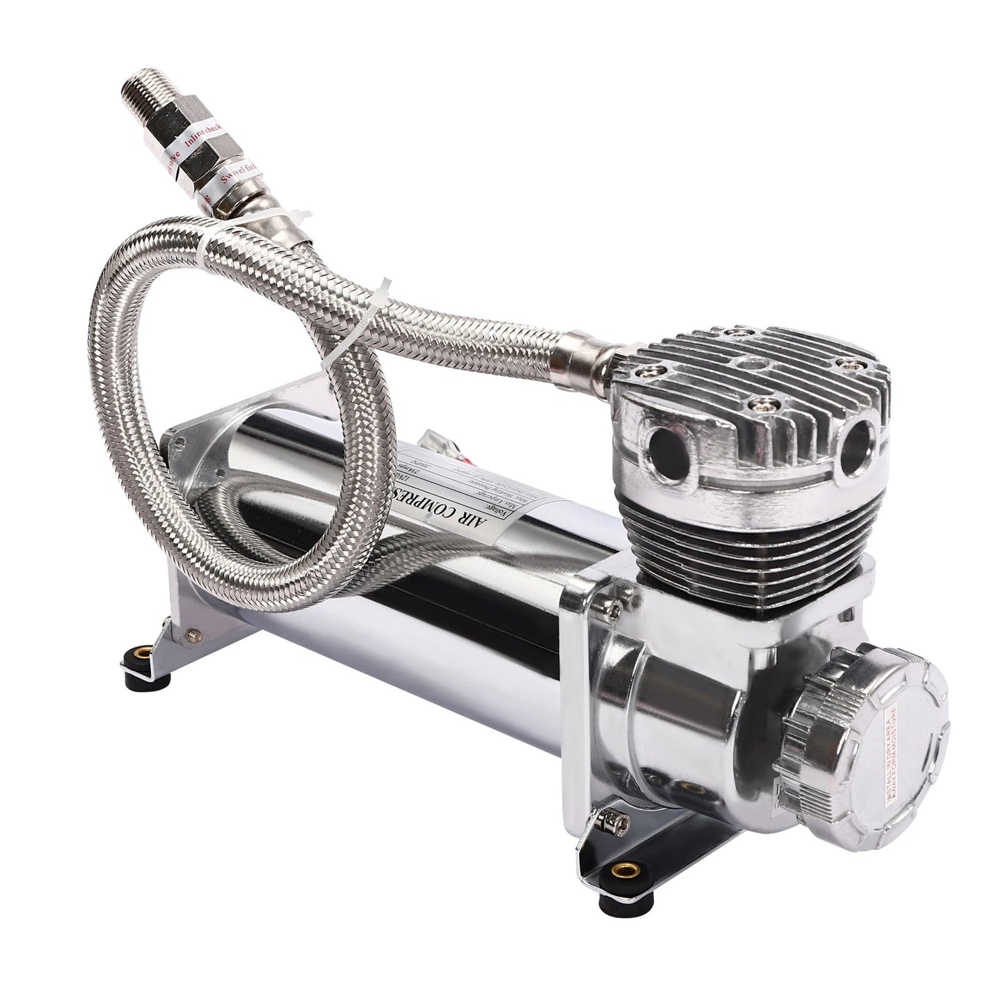 12V Air Compressor Kit 200PSI 50L per Minute for Car Horns Pneumatic Suspension Systems Pneumatic Tools Car Tires