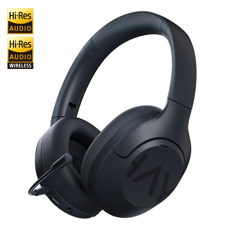 Haylou S30 Wireless Bluetooth 5.4 Headphones with 43dB Adaptive Noise Cancelling and 80H Playtime