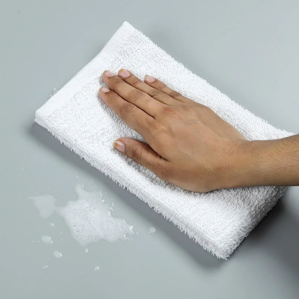 36 Pack Bar Mop Towels Bulk Absorbent Cotton Cleaning Rags Multi-Purpose Durable Terry Cloth Kitchen Bar Restaurant Home Use