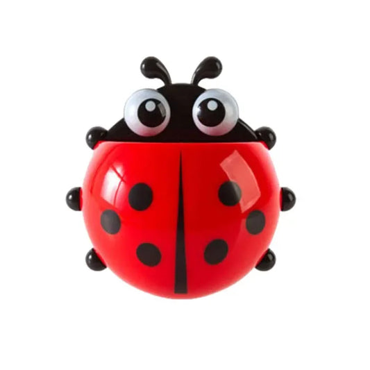 1pc Cute Suction Cup Toothbrush Holder Creative Seven Star Ladybug Pen Holders Children Bathroom Accessories