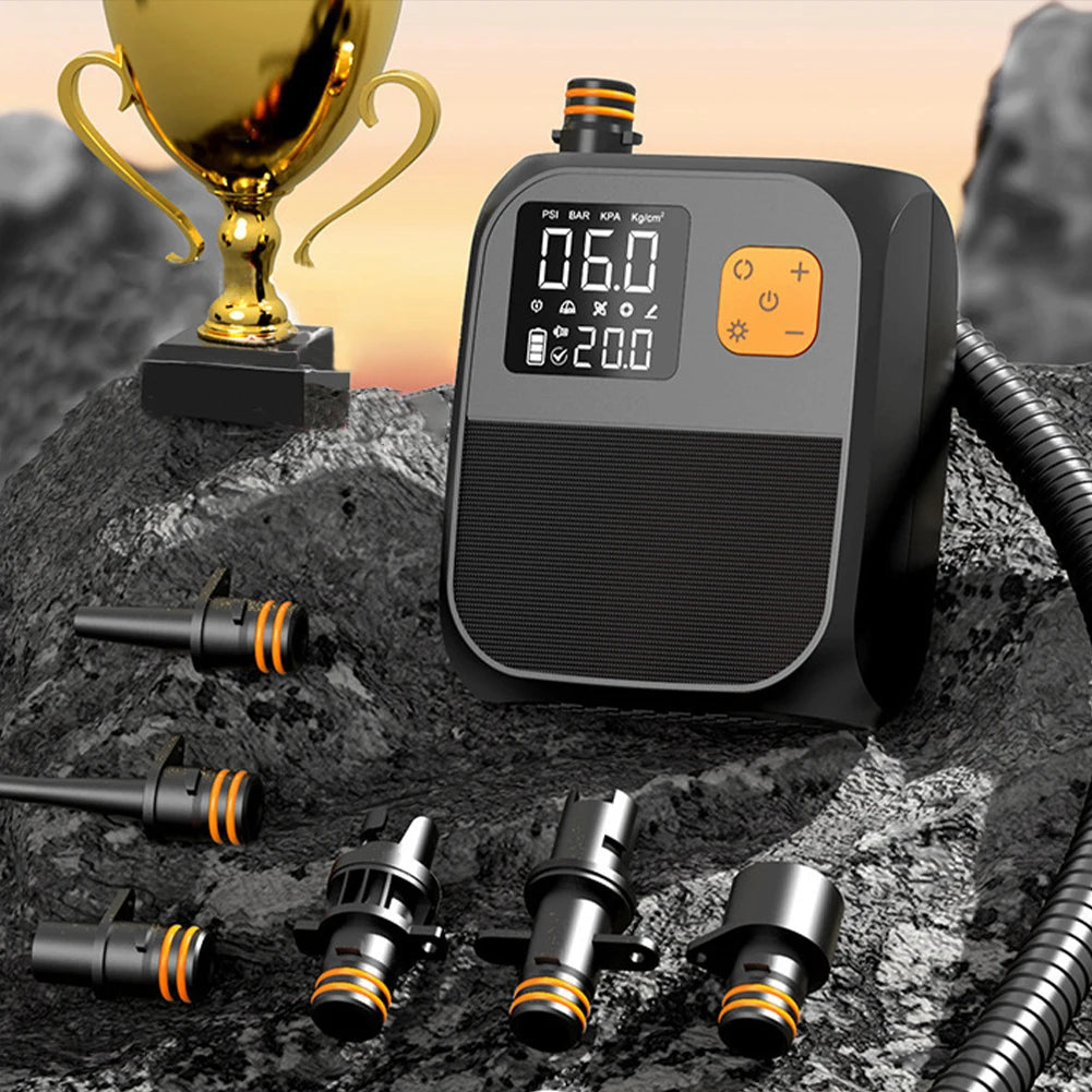 Boat Kayak Accessories High Pressure 25PSI Stand Up Paddle Board Pump for Surfing Kite Mattress Tent