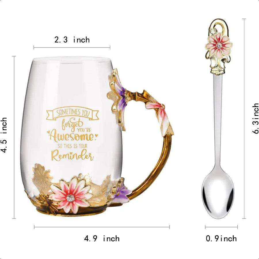 Birthday Gifts for Women Mom Plastic Tea Cup Mothers Valentines Day Gifts for Her from Daughter Son  Inspirational Friendship I