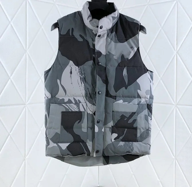 Men's Daily winter down vest Classic waistcoat Famous designer designed Luxury brand high-quality Winter warm Simple coat