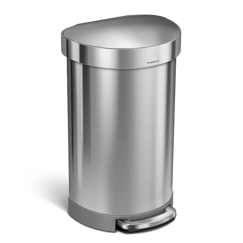 Simplehuman Indoor Step Trash Can Brushed Stainless Steel Large Capacity