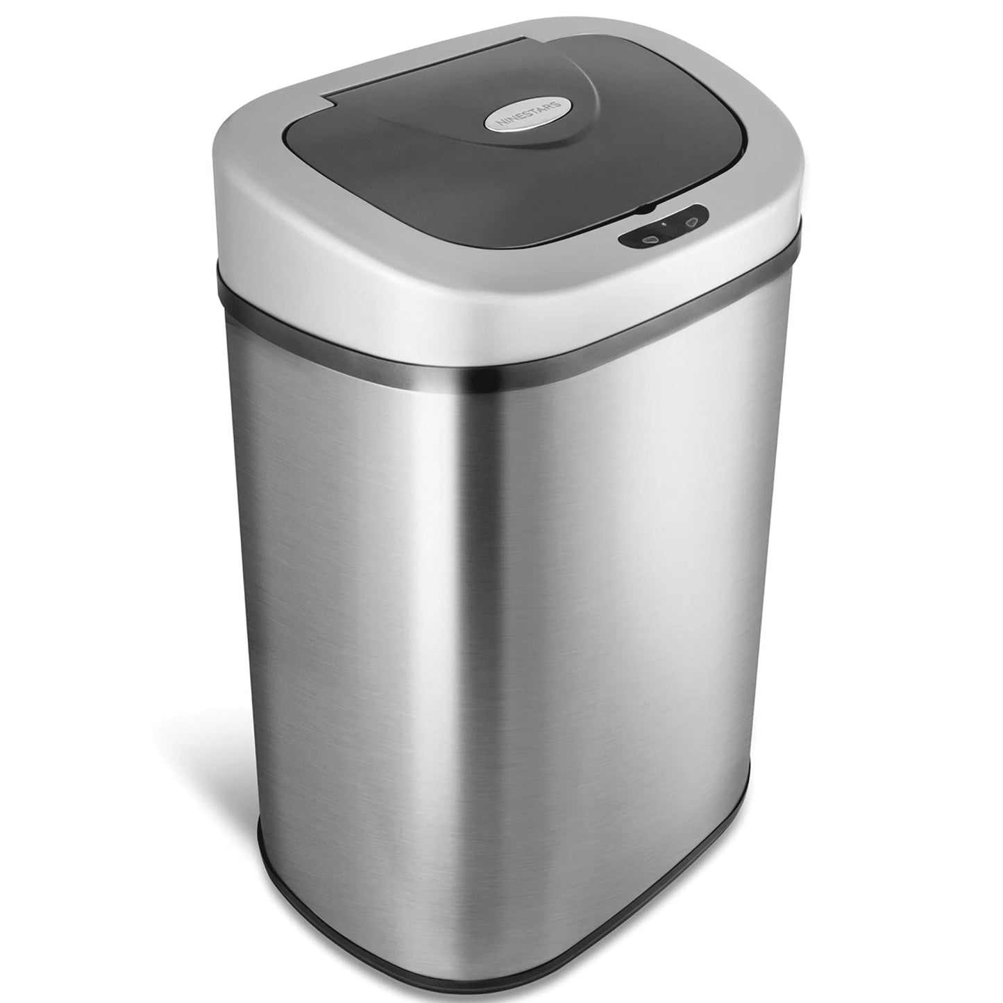 Nine Stars 21.1 Gallon Touchless Trash Can with Motion Sensor Stainless Steel Kitchen Waste Bin Eco Friendly Liner Included