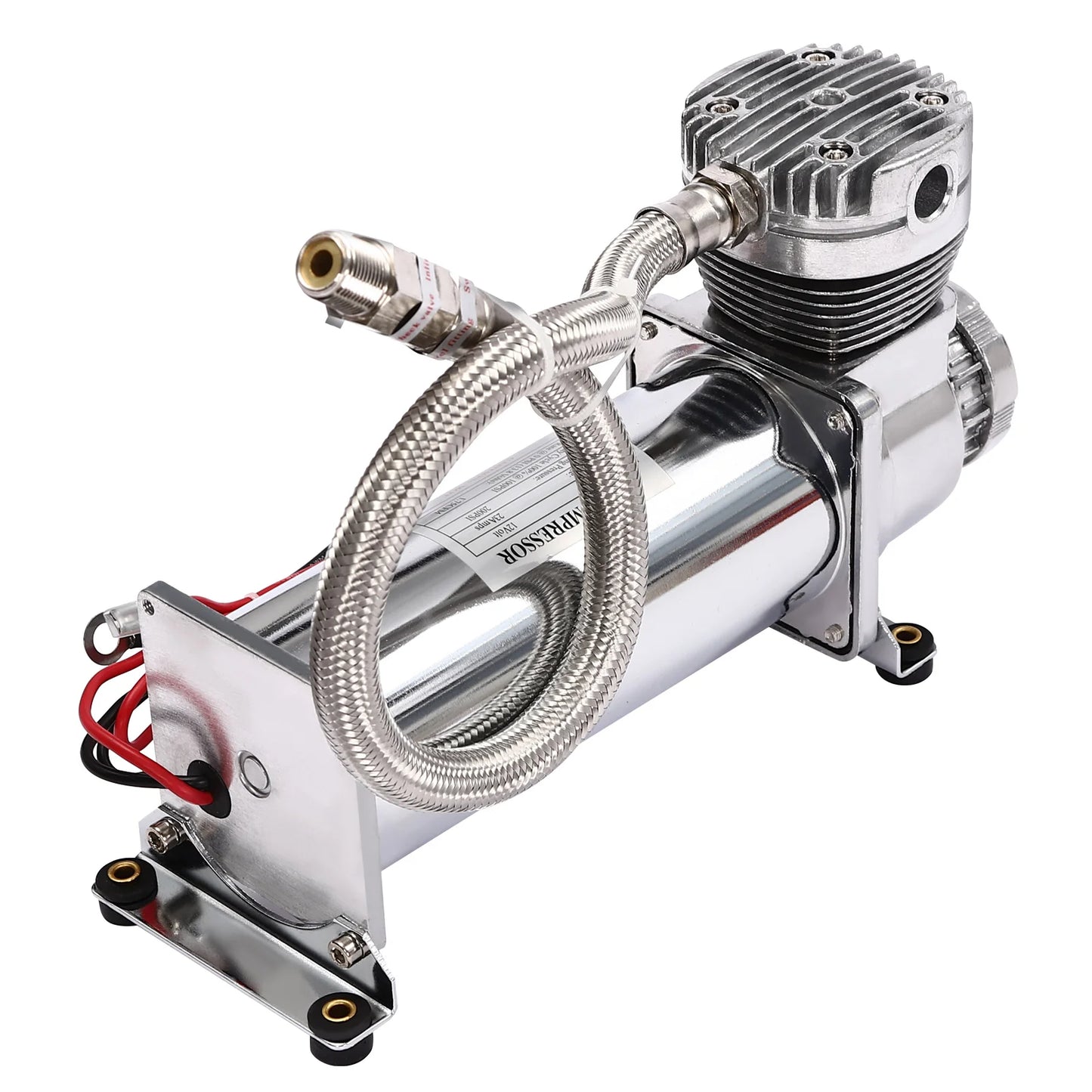 12V Air Compressor Kit 200PSI 50L per Minute for Car Horns Pneumatic Suspension Systems Pneumatic Tools Car Tires