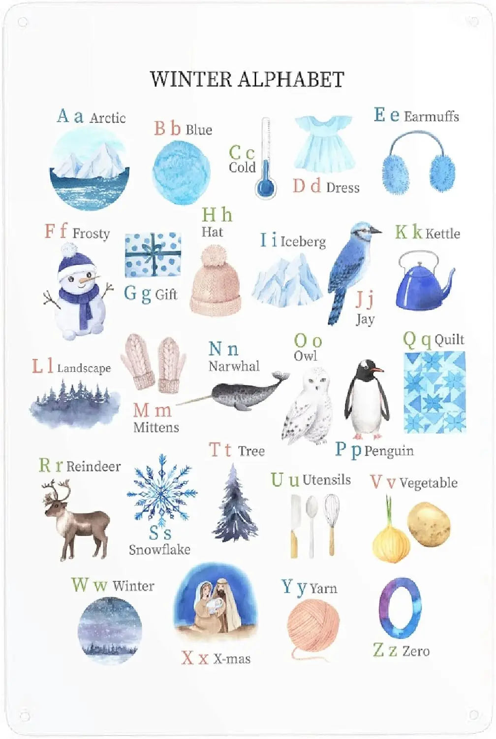 Turkey Metal Poster Sign Decor For Kids Children Boys Girls Decorations Aluminum 12x8 Inch Posters for Gifts for Bar A